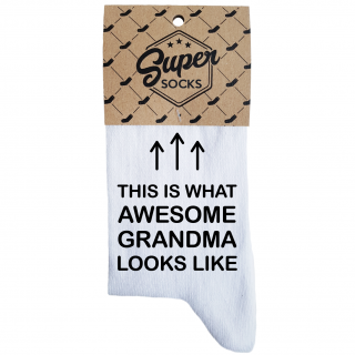 Naisten sukat „Awesome grandma“