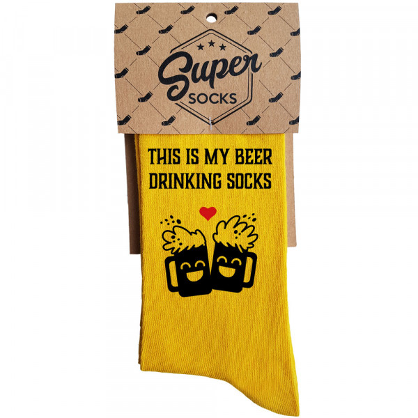 Sukat "This is my beer drinking socks"