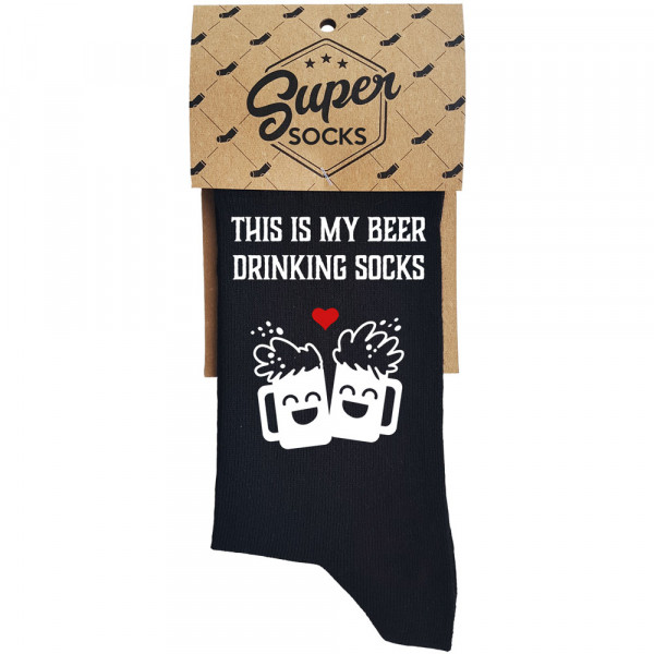 Sukat "This is my beer drinking socks"