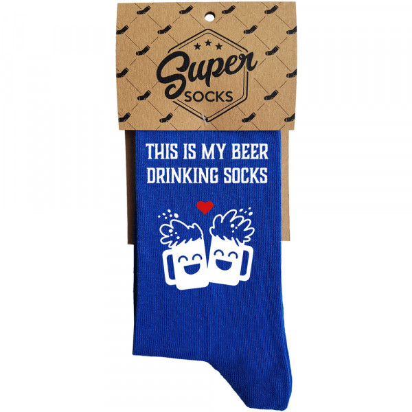 Sukat "This is my beer drinking socks"