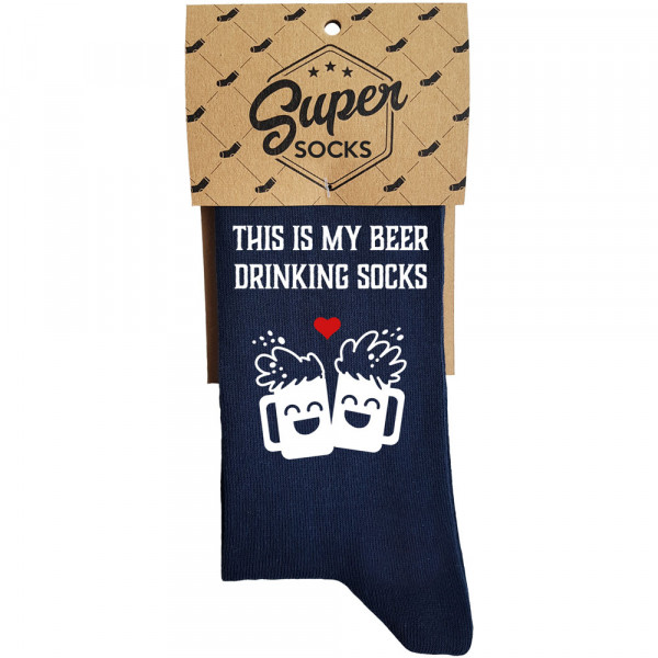 Sukat "This is my beer drinking socks"