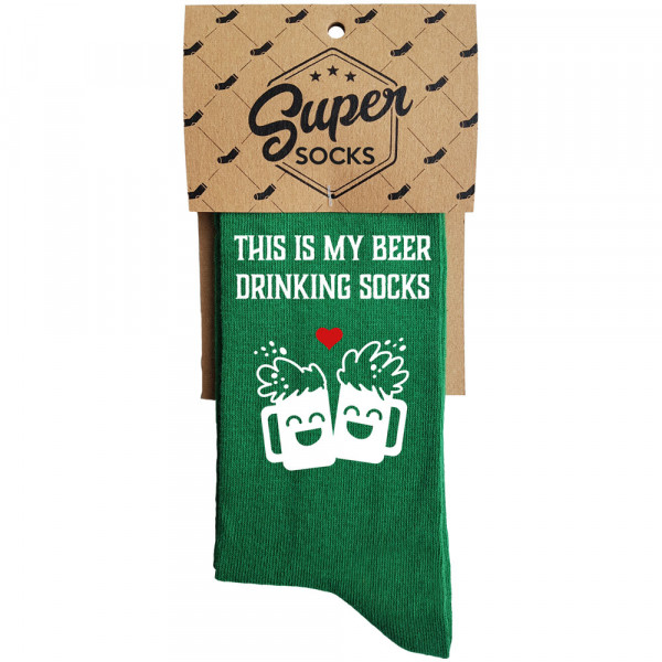 Sukat "This is my beer drinking socks"