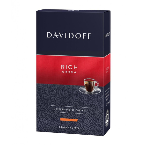 DAVIDOFF RICH AROMA jauhettu kahvi, 250g