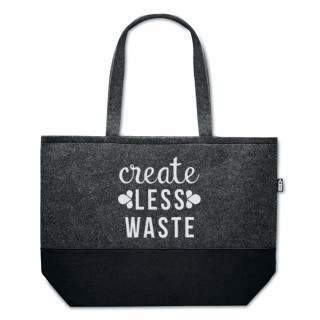 Ekologinen ostoslaukku "Create less waste"