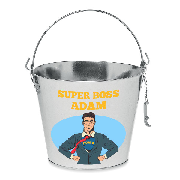 Ämpäri "Pomolle" valitsemallasi nimellä