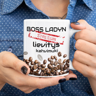 Boss ladyn stressin lievitys muki