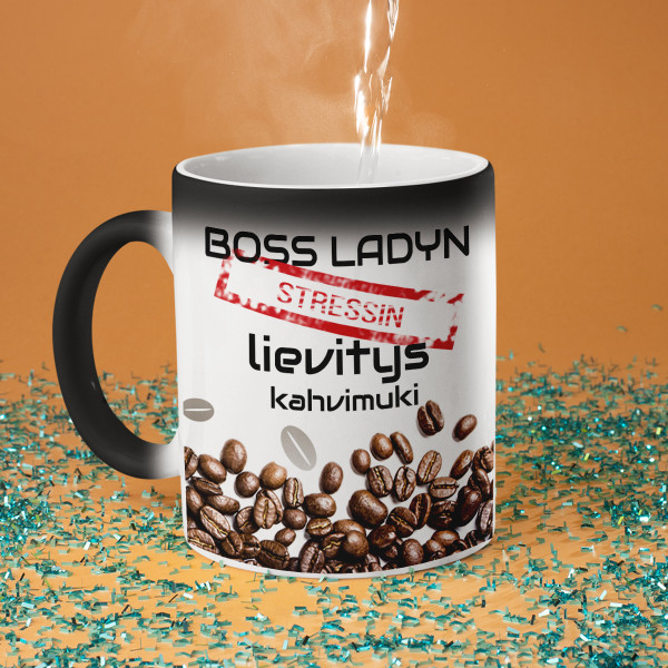 Boss ladyn stressin lievitys muki Boss ladyn stressin lievitys muki