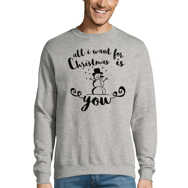 Paita "All I want for Christmas is you" (ilman huppua)