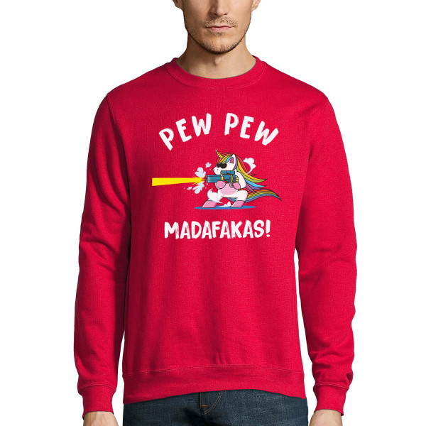 Paita "Pew pew yksisarvinen" (ilman huppua)