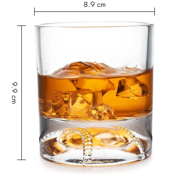 Aseen muotoinen karahvi, jalusta ja 4 lasin setti "Baseball bat"