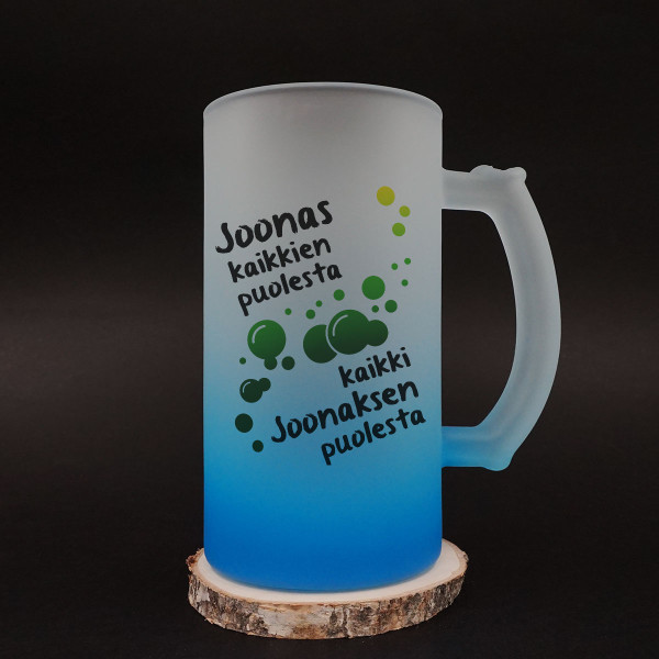 "Kaikki Joonaksen puolesta" -lasi "Kaikki Joonaksen puolesta" -lasi