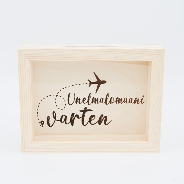 Kehys - pankki "Unelmalomaani varten" Kehys - pankki "Unelmalomaani varten"