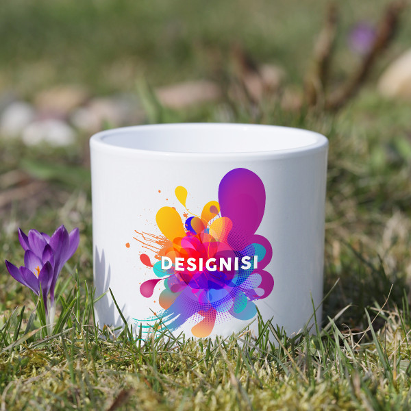Keraaminen kukkaruukku omalla designillasi