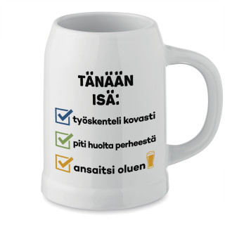 Keraaminen muki "Autotalli on kutsumus"