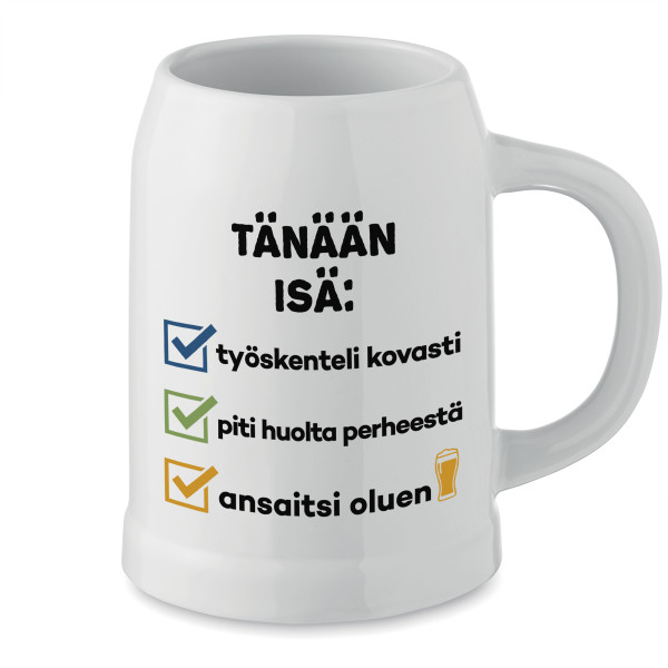 Keraaminen muki "Autotalli on kutsumus"