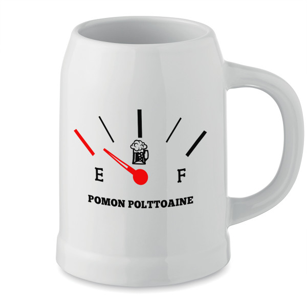 Keraaminen muki "Pomon polttoaine"