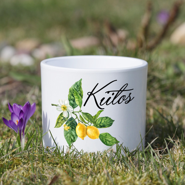 Keraaminen ruukku "Kiitos"
