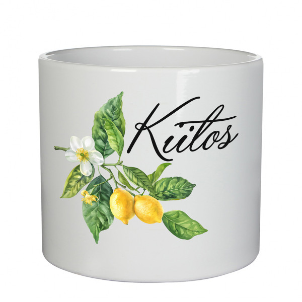 Keraaminen ruukku "Kiitos"