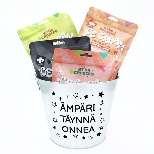 Lahjasetti "Ämpäri täynnä onnea"