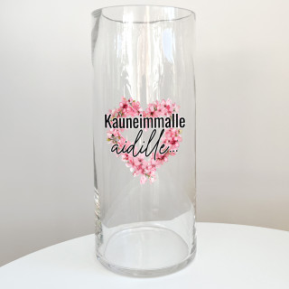 Lasimaljakko "Kauneimmalle äidille"
