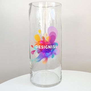 Lasimaljakko omalla designilla
