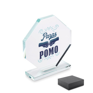 Lasinen palkinto lahjapakkauksessa "Paras pomo"