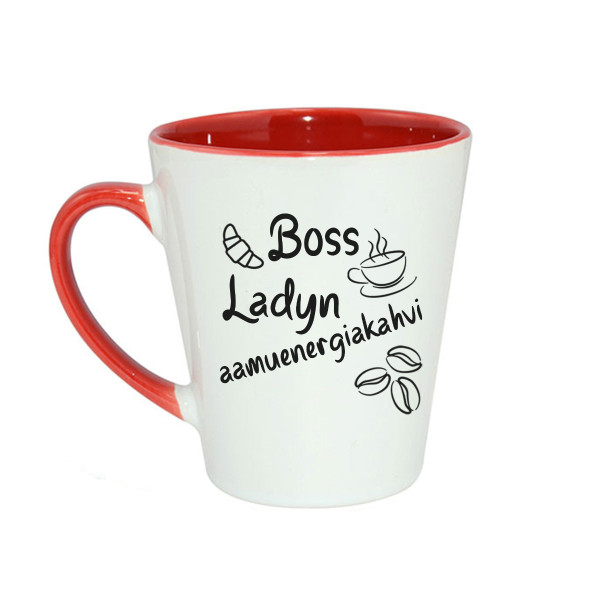 Lattemuki "Boss ladyn aamukahvi"