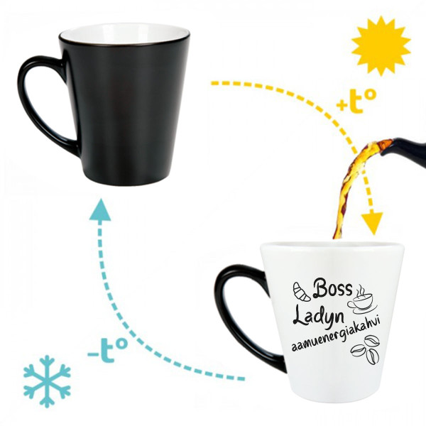 Lattemuki "Boss ladyn aamukahvi"
