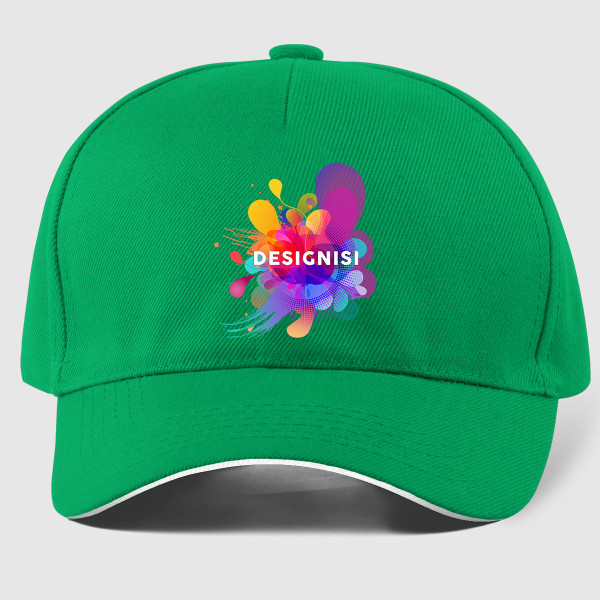 Puuvillainen lippis omalla designilla