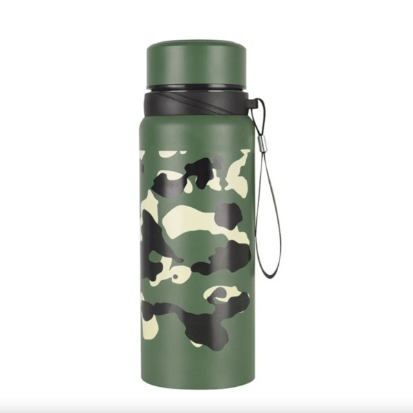 Maastokuvioinen termos "Energiaboost", 800ml