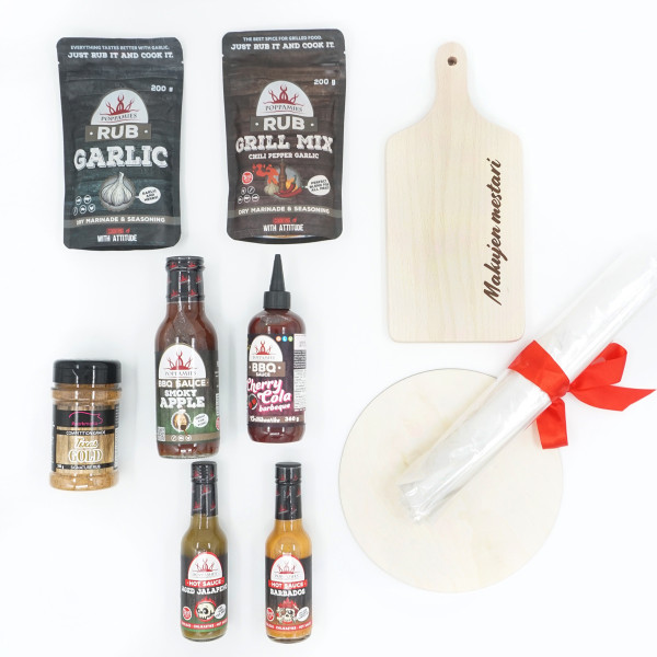 Mauste- ja kastikesetti "Makujen mestari"