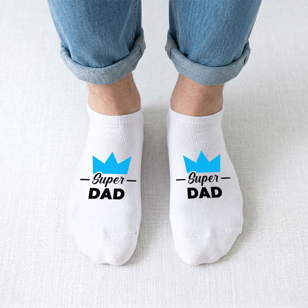 Men's Short Socks "Super Dad"