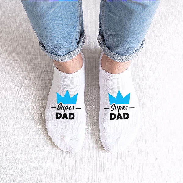 Men's Short Socks "Super Dad"