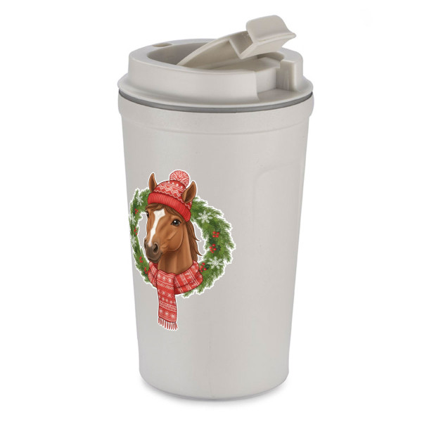 Metallinen termomuki "Hevosen vuosi – 2026" (400ml)