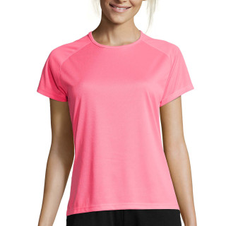 Naisten urheilullinen dry-fit t-paita ilman painatusta