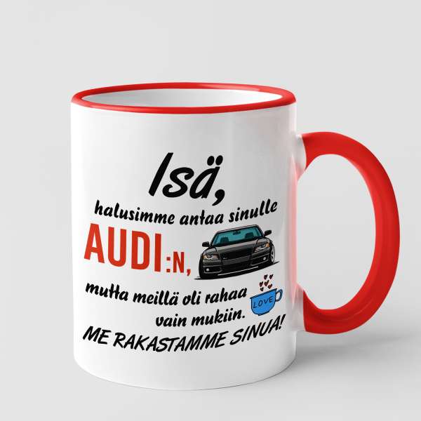 Muki "Halusimme antaa sinulle AUDI"