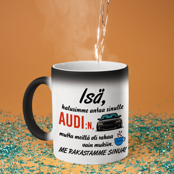 Muki "Halusimme antaa sinulle AUDI"