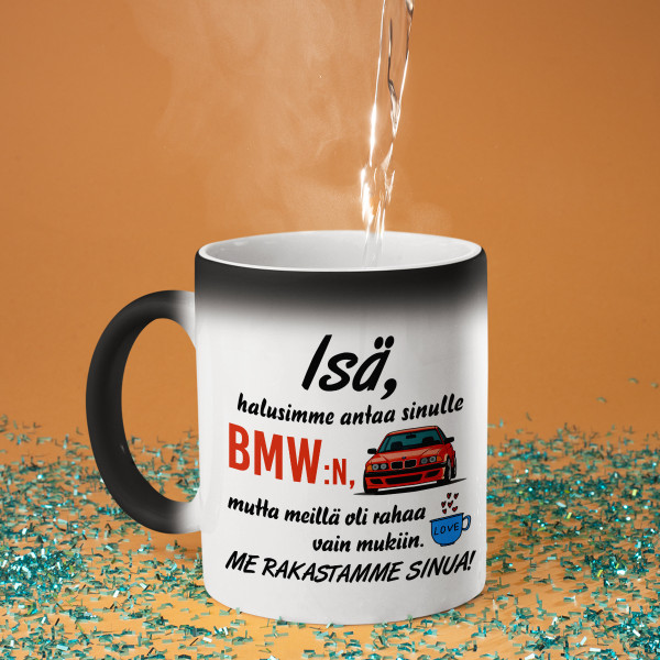 Muki "Halusimme antaa sinulle BMW" Muki "Halusimme antaa sinulle BMW"