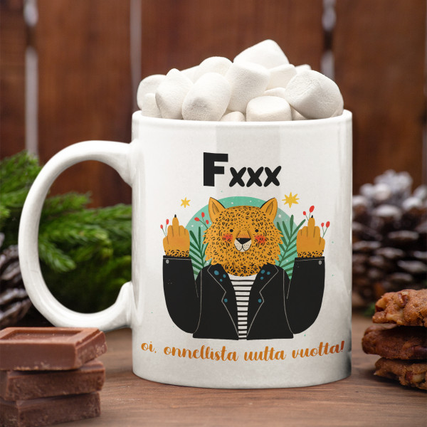 Muki "Onnellista uutta vuotta!"