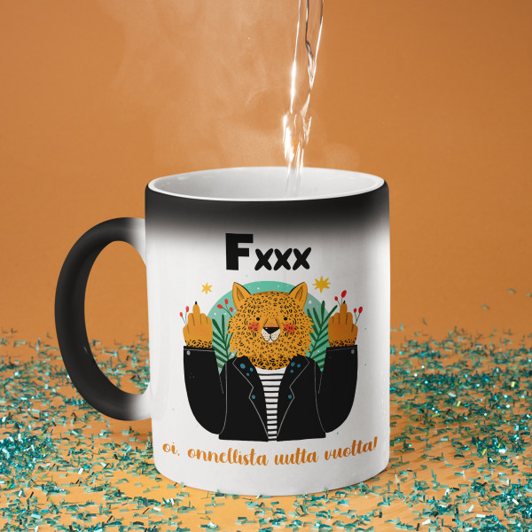 Muki "Onnellista uutta vuotta!"