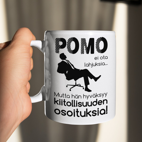Muki "Pomo ei ota lahjuksia"