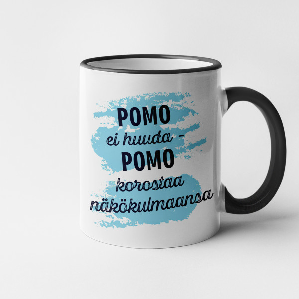 Muki "Pomo korostaa näkökulmaansa"