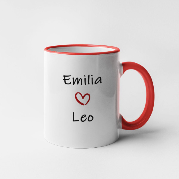 Muki "Rakkaus voittaa aina" su pasirinktais vardais