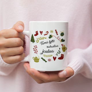 Muki "Tämä tyttö rakastaa joulua"