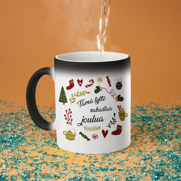 Muki "Tämä tyttö rakastaa joulua" Muki "Tämä tyttö rakastaa joulua"