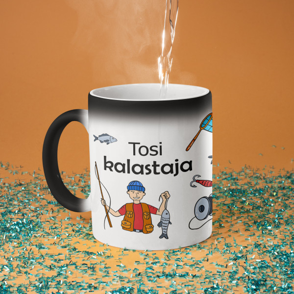 Muki "Tosi kalastajan säännöt" Muki "Tosi kalastajan säännöt"