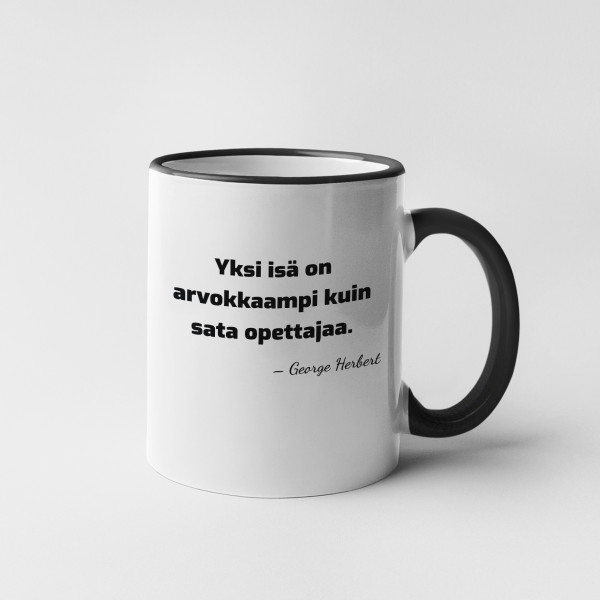 Muki "Yksi isä on arvokkaampi kuin sata opettajaa"