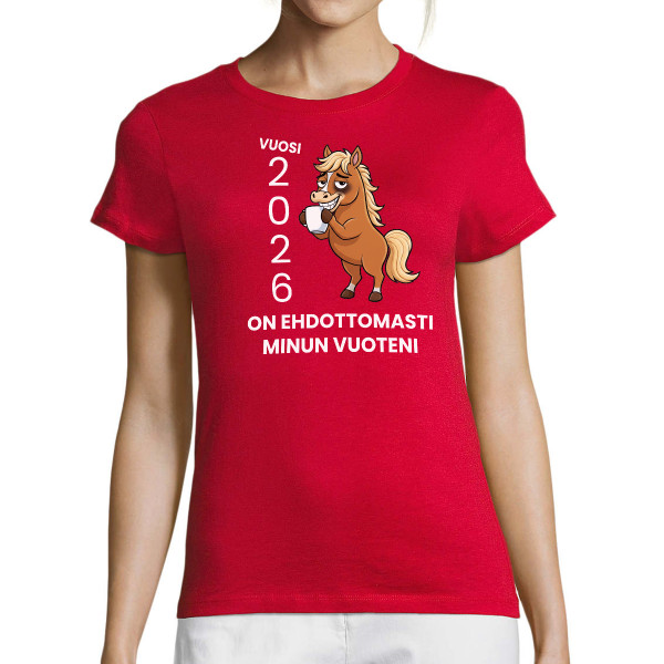 Naisten t-paita "2026 Minun vuoteni"