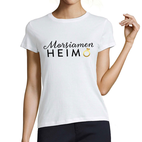 Naisten t-paita "Morsiamen heimo"