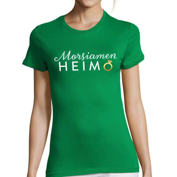 Naisten t-paita "Morsiamen heimo"